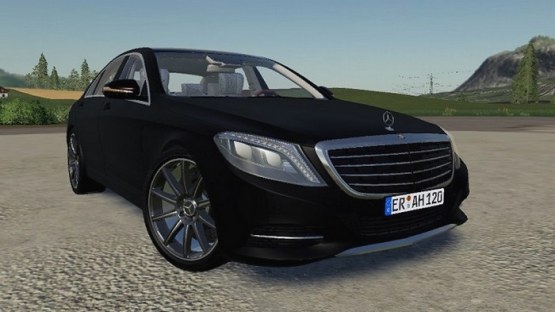 Мод «Mercedes-Benz S63» для Farming Simulator 2019