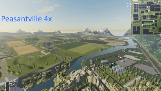 Карта «Peasantville 4x» для Farming Simulator 2019