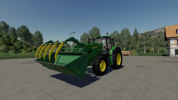 Мод «John Deere Grapple Bucket» для Farming Simulator 2019