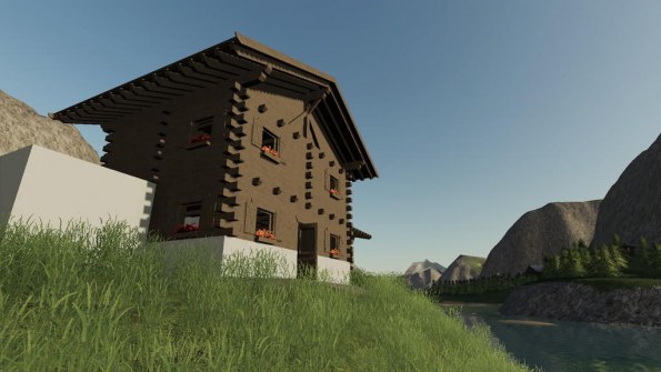 Мод дом «Tyrolean Farmhouse» для Farming Simulator 2019