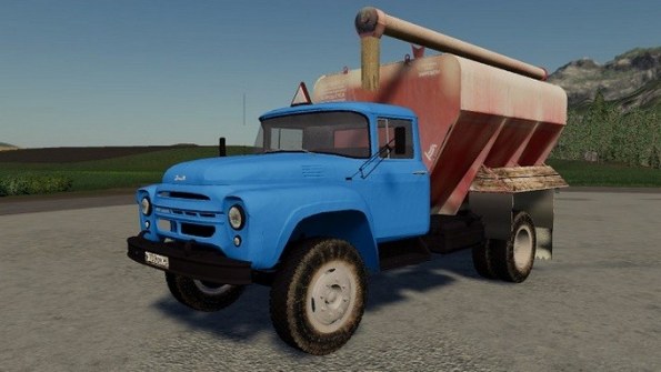 Мод «ЗиЛ-130 ЗСК Синий» для Farming Simulator 2019