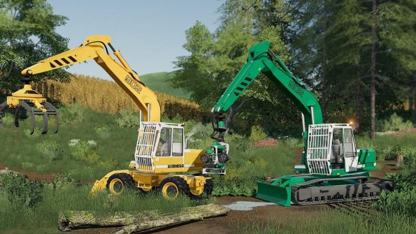 Мод «Excavator Liebherr 902 Pack» для Farming Simulator 2019