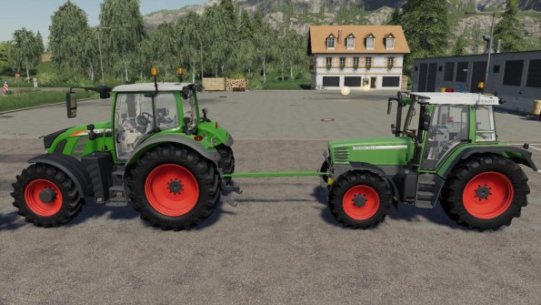 Мод жесткая сцепка «Tow Bar» для Farming Simulator 2019