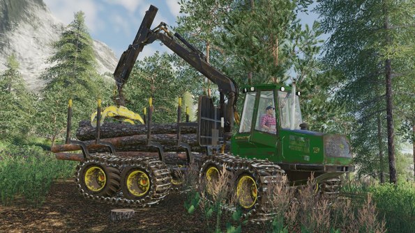 Мод «John Deere 1110D Eco III» для Farming Simulator 2019