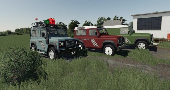 Мод «Land Rover Defender Pack» для Farming Simulator 2019