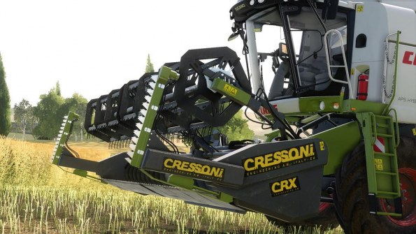 Мод жатки «Cressoni CRX» для Farming Simulator 2019