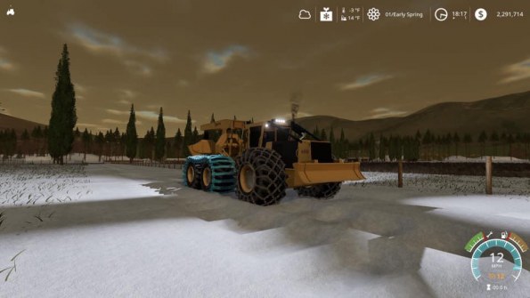 Мод «Tigercat 635D» для Farming Simulator 2019