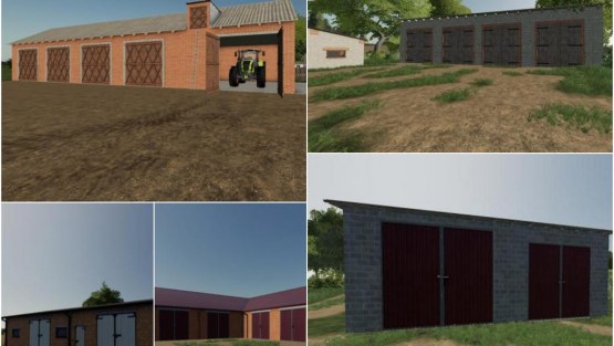 Мод «Placeable garage Pack» для Farming Simulator 2019