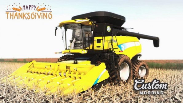 Мод «New Holland CR9000» для Farming Simulator 2019