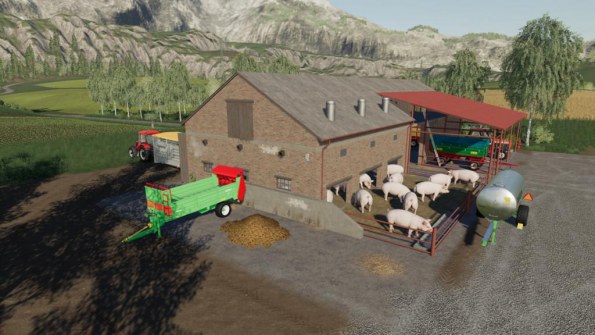 Мод свинарник «Pigsty» для Farming Simulator 2019