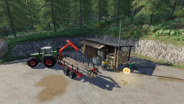 Мод «Small Wood Selling Station» для Farming Simulator 2019