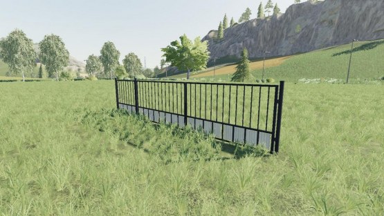 Мод «Размещаемые черные ворота» для Farming Simulator 2019