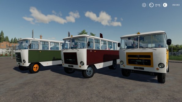 Мод «Автобус Кубань для карты Село Ягодное» для Farming Simulator 2019