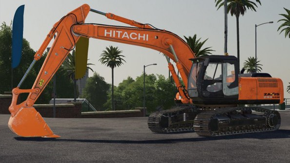 Мод «Hitachi ZX290LC» для Farming Simulator 2019