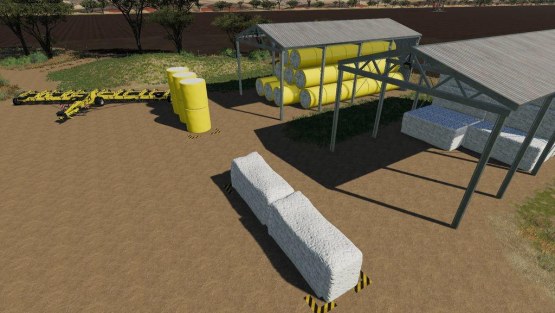 Мод «Cotton Storage Sheds» для Farming Simulator 2019