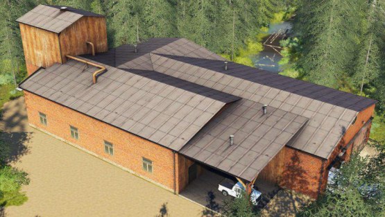 Мод «Лесопилка - Placeable Sawmill» для Farming Simulator 2019