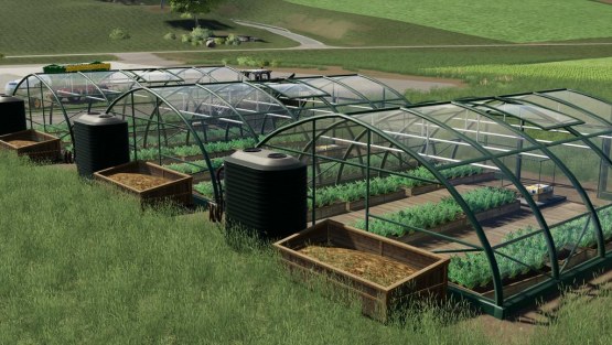 Мод «Onion Greenhouses» для Farming Simulator 2019