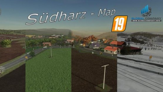 Карта «Sudharz» для Farming Simulator 2019