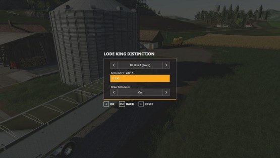 Мод Скрипт «Fill Level Limiter» для Farming Simulator 2019