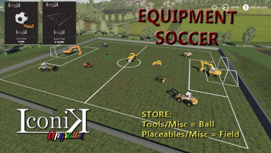 Мод «Iconik Soccer Set» для Farming Simulator 2019