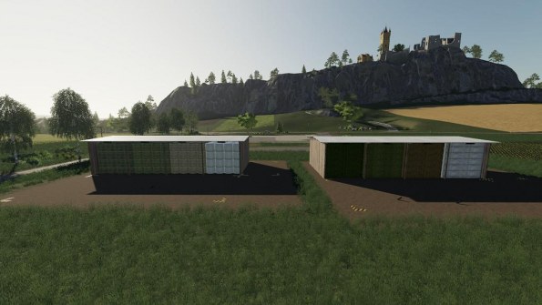 Мод «Big Bale Storage Pack» для Farming Simulator 2019