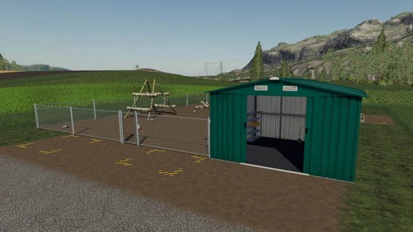 Мод «Metal Fence Chicken Stable» для Farming Simulator 2019