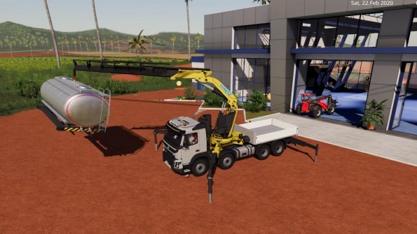 Мод «Volvo FMX Crane» для Farming Simulator 2019