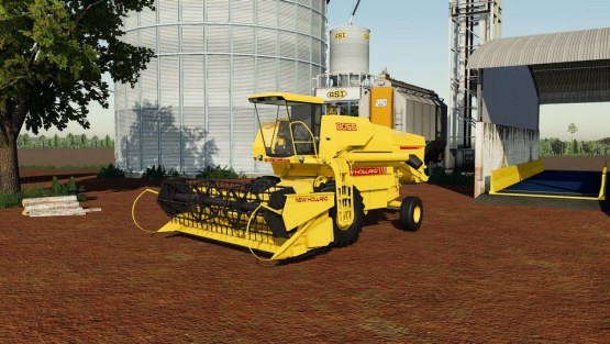 Мод «New Holland 8055 + Жатки» для Farming Simulator 2019