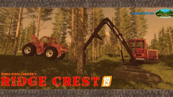 Карта «Ridge Crest 19» для Farming Simulator 2019