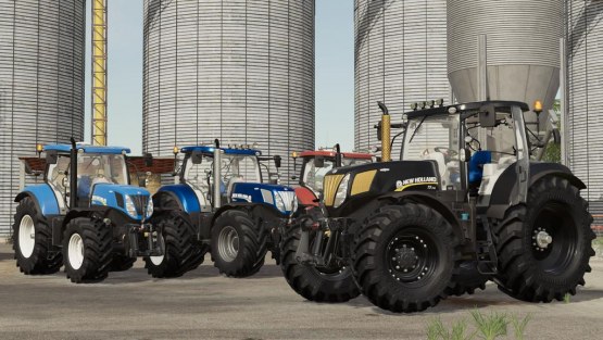 Мод «New Holland T7 AC Series» для Farming Simulator 2019