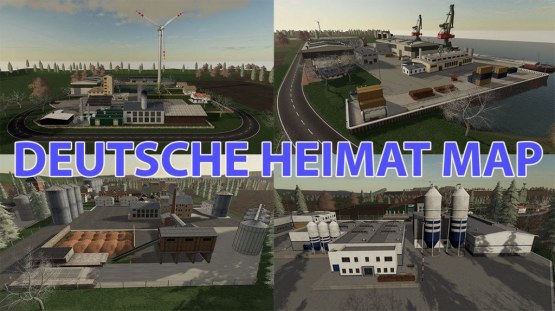 Карта «Deutsche Heimat» для Farming Simulator 2019