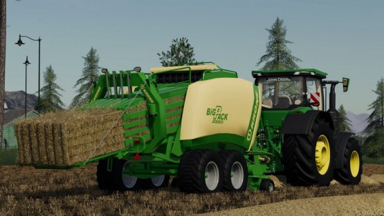 Мод «Krone BigPack 1290» для Farming Simulator 2019