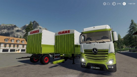 Мод «Mercedes Platformer Pack Claas Edition» для Farming Simulator 2019
