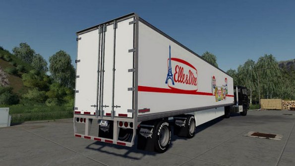 Мод «Wabash Refrigerated industrial trailer» для Farming Simulator 2019