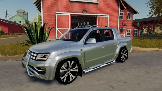 Мод «Volkswagen Amarok (Серебристый)» для Farming Simulator 2019
