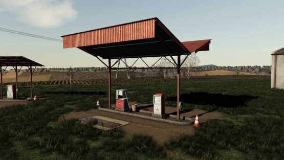 Мод «Old Fuel Stations Pack» для Farming Simulator 2019