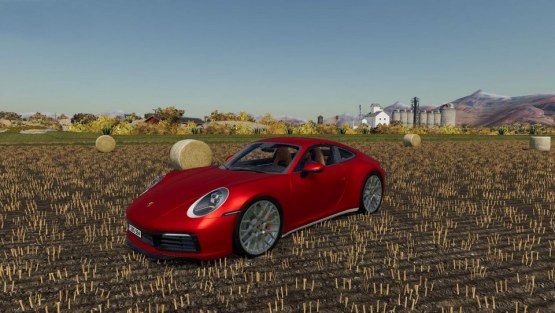 Мод «Porsche Carrera 4S» для Farming Simulator 2019