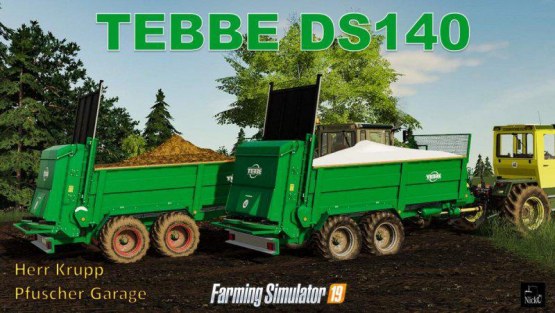 Мод «Tebbe DS-140» для Farming Simulator 2019