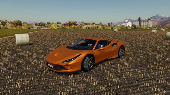 Мод «Ferrari F8 Tributo» для Farming Simulator 2019