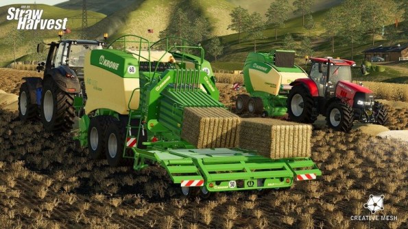 Мод «Straw Harvest Addon» для Farming Simulator 2019