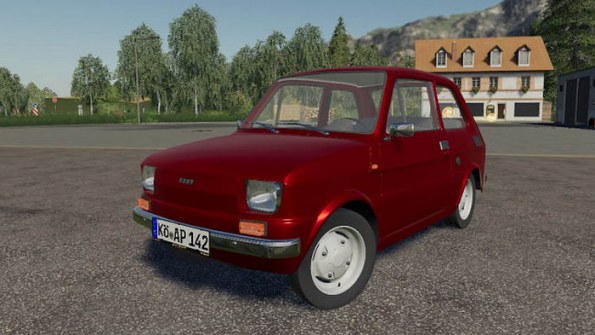 Мод «Fiat 126» для Farming Simulator 2019
