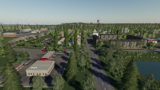 Карта «СПК Удмуртия» для Farming Simulator 2019