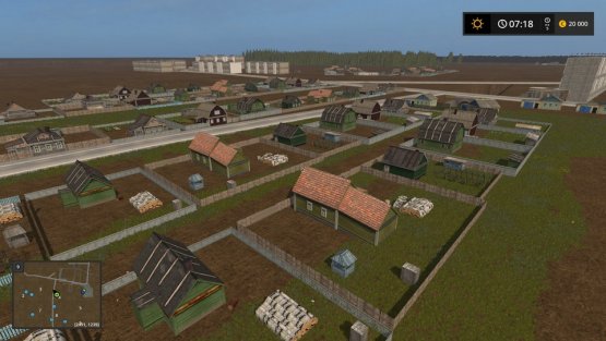 Мод Карта «Мой посёлок» для Farming Simulator 2017