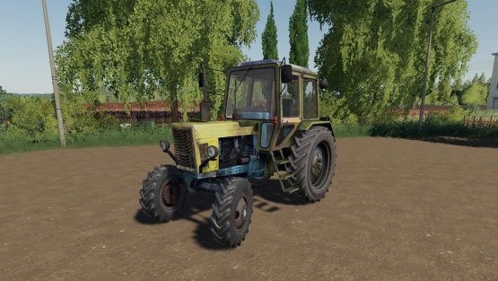Мод старенький трактор «МТЗ-80» для Farming Simulator 2019