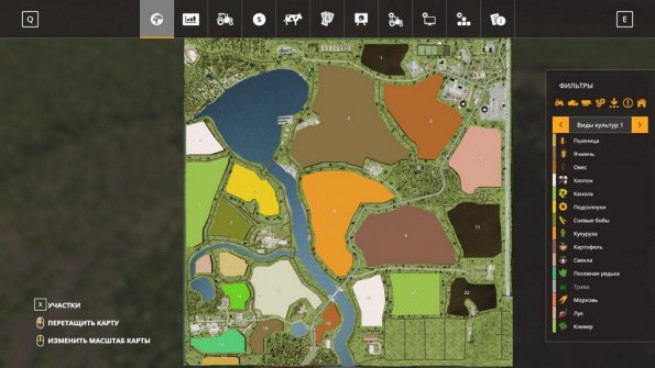 Карта «Зеленая долина» для Farming Simulator 2019