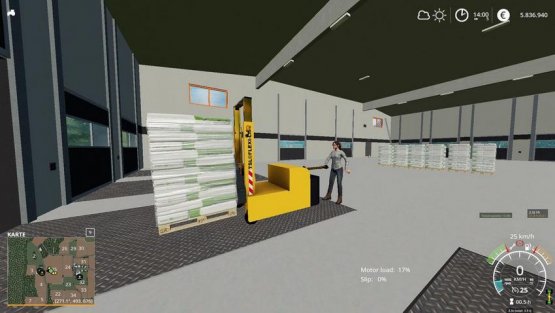 Мод «TSLFlexiLift Fur Ihre Logistik» для Farming Simulator 2019