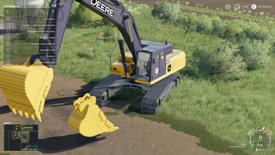 Мод «Excavator Deere 210G» для Farming Simulator 2019