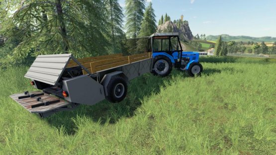 Мод навозоразбрасыватель «RUR 5» для Farming Simulator 2019
