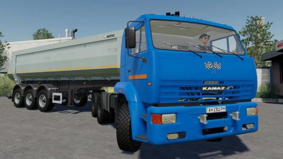 Мод «КамАЗ 65116» для Farming Simulator 2019