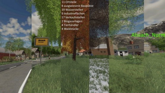 Карта «Alssach» для Farming Simulator 2019